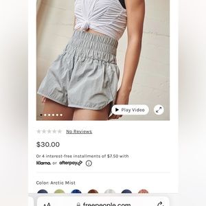 Free People Movement 3 - the way home shorts, size XL